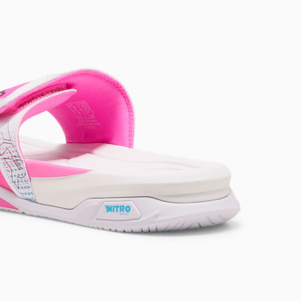 Dream NITRO™ Future Ultimate Men's Slides, PUMA White-Poison Pink-PUMA Black, extralarge