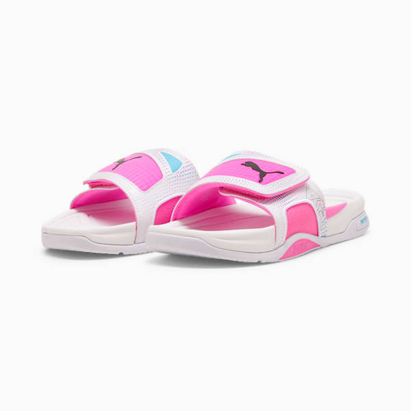 Dream NITRO™ Future Ultimate Men's Slides, PUMA White-Poison Pink-PUMA Black, extralarge