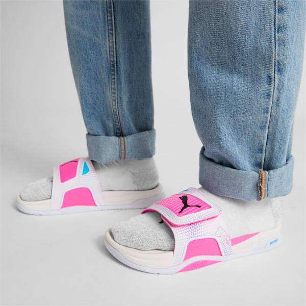 Dream NITRO™ Future Ultimate Men's Slides, PUMA White-Poison Pink-PUMA Black, extralarge