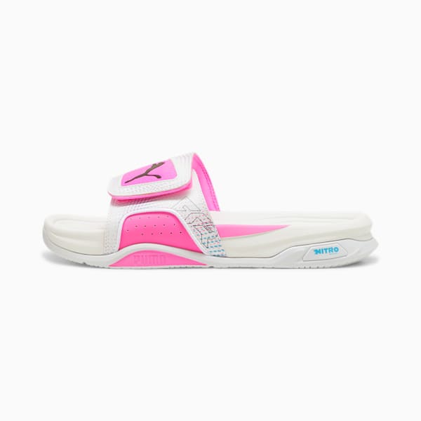 Dream NITRO™ Future Ultimate Men's Slides, PUMA White-Poison Pink-PUMA Black, extralarge