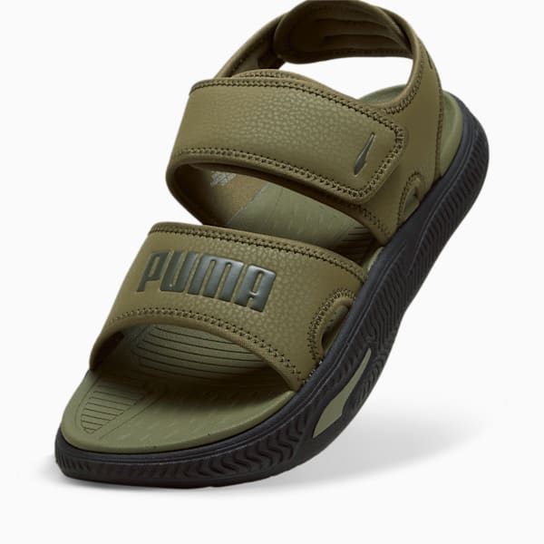 ユニセックス ソフトライド プロ サンダル24, PUMA Olive-Dark Olive-PUMA Black, extralarge-JPN