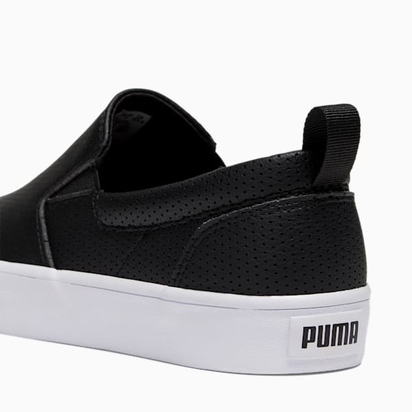 Bari Slip-On Comfort Women's Shoes, PUMA Black-Flat Dark Gray, extralarge