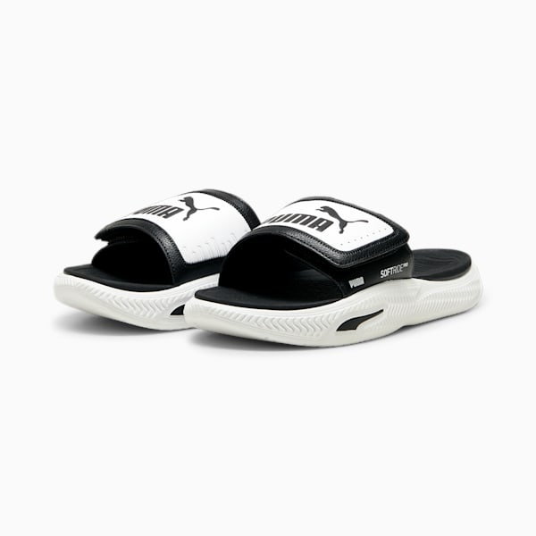 SoftridePro 24 V Men's Slides, PUMA Black-PUMA Black-PUMA White, extralarge-IND