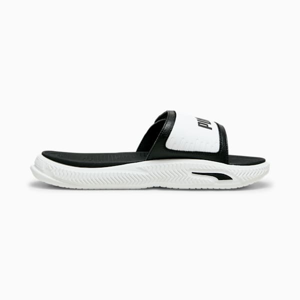 SoftridePro 24 V Slides, PUMA Black-PUMA Black-PUMA White, extralarge