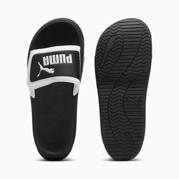 SoftridePro 24 V Men's Slides, PUMA White-PUMA Black-PUMA Black, extralarge-IND