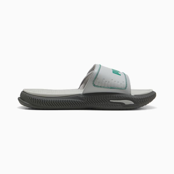 Sandalias ajustables SoftridePro 24, Gray Echo-Wild Green-Dusky Gray, extralarge