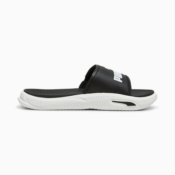 SoftridePro Slide 24 Sandals, PUMA Black-PUMA White, extralarge