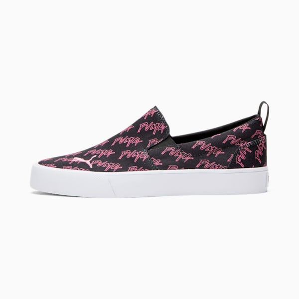 Chaussures à enfiler Bari Confort Repeat Femme, PUMA Black-Strawberry Burst-PUMA White, extralarge