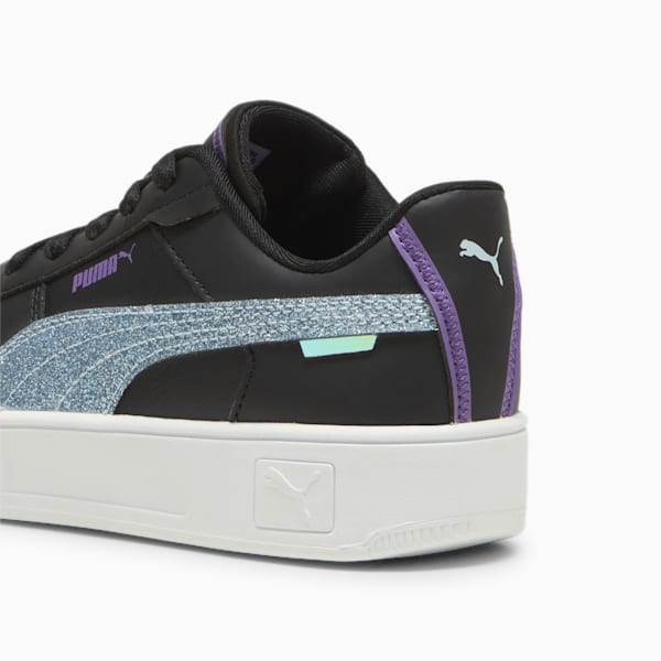 キッズ ガールズ キャリーナストリート ディープダイブ スニーカー 17-21cm, PUMA Black-Turquoise Surf, extralarge-JPN