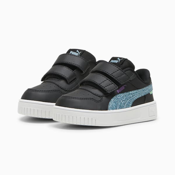 Carina Street Deep Dive Toddlers' Sneakers, PUMA Black-Turquoise Surf, extralarge