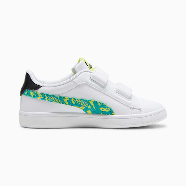 Puma Smash 3.0 Kids Puma - Blanco/Marino/Verde - Puma