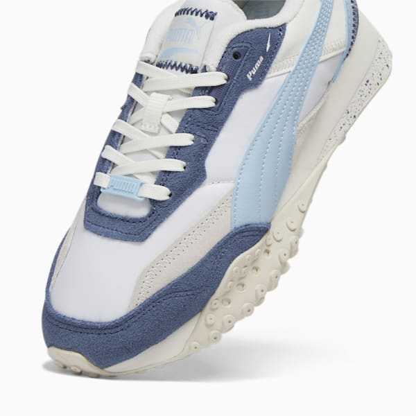 Tenis para mujer Blktop Rider, Warm White-Inky Blue, extralarge