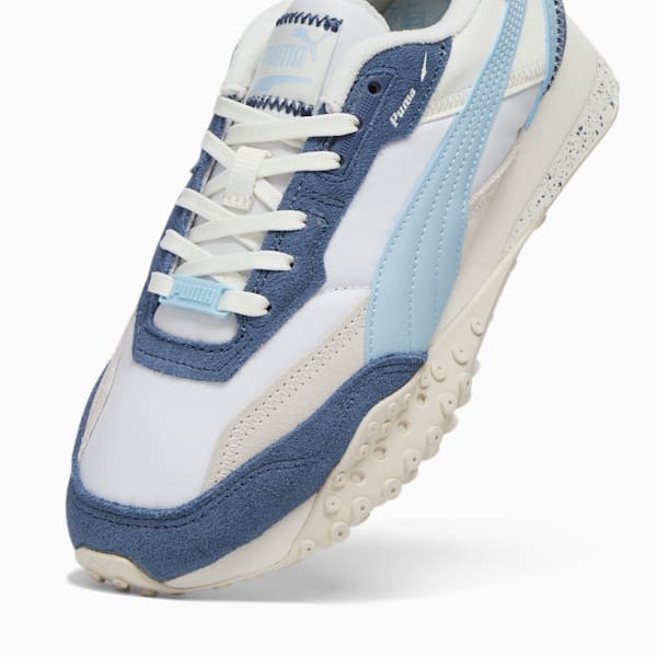 Tenis para mujer Blktop Rider, Warm White-Inky Blue, extralarge