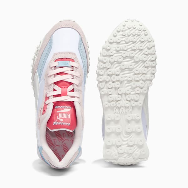 Blacktop Rider Women's Sneakers, PUMA White-Frosty Pink, extralarge