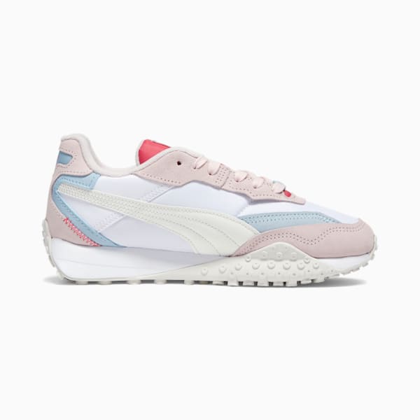 Tenis para mujer Blktop Rider, PUMA White-Frosty Pink, extralarge