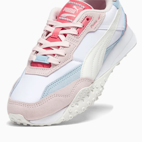 Blacktop Rider Women's Sneakers, PUMA White-Frosty Pink, extralarge
