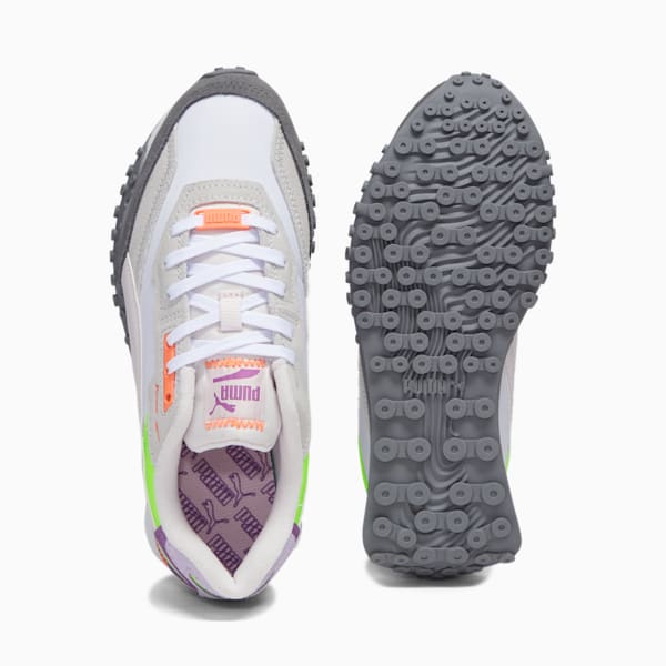 Blacktop Rider Women's Sneakers, PUMA White-Cool Dark Gray, extralarge