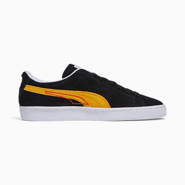 Black yellow cheap puma suede
