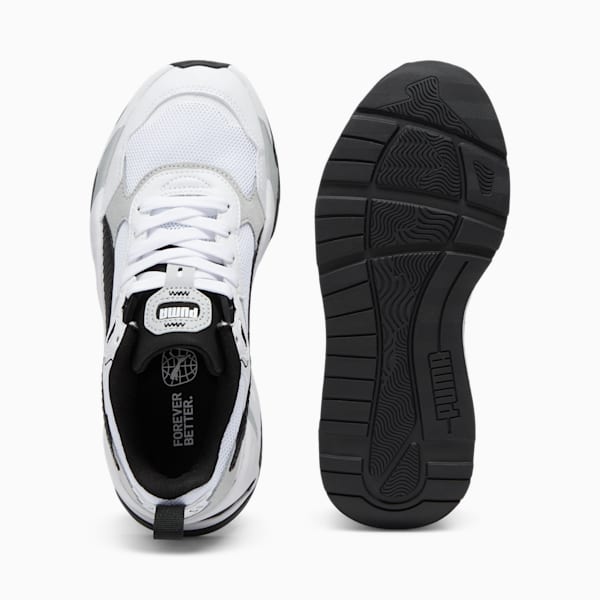 Tenis Trinity para mujer, PUMA White-PUMA Black-Cool Light Gray, extralarge