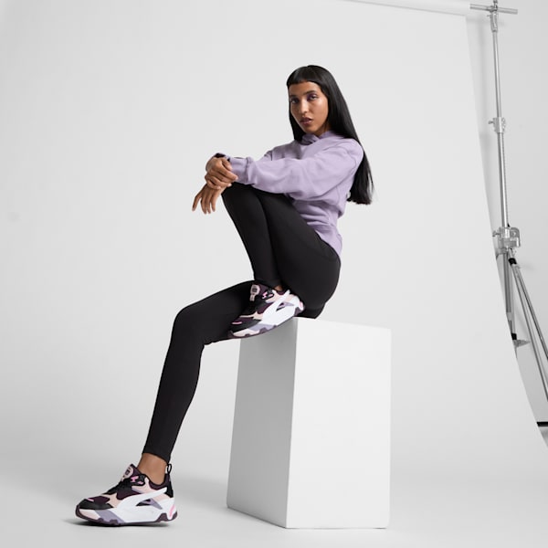 Tenis Trinity para mujer, Midnight Plum-PUMA White-PUMA Black-Mauve Mist, extralarge
