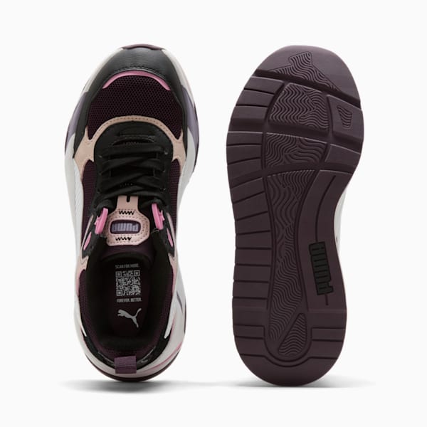 Tenis Trinity para mujer, Midnight Plum-PUMA White-PUMA Black-Mauve Mist, extralarge