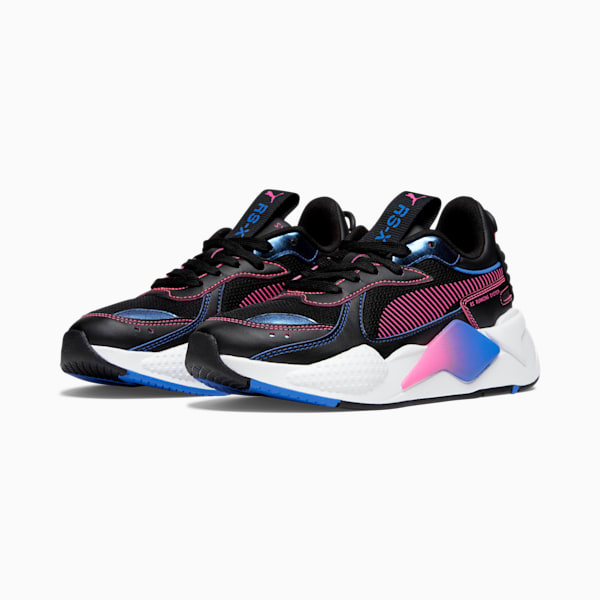 RS-X Cosmic Girl Big Kids' Sneakers, PUMA Black-Ravish-Ultra Blue, extralarge