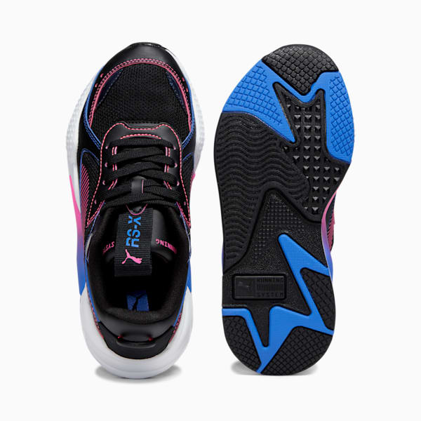 RS-X Cosmic Girl Big Kids' Sneakers, PUMA Black-Ravish-Ultra Blue, extralarge