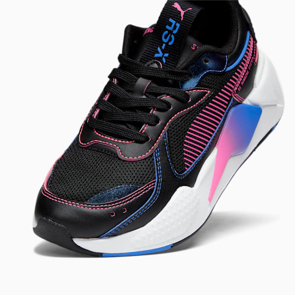 RS-X Cosmic Girl Big Kids' Sneakers, PUMA Black-Ravish-Ultra Blue, extralarge