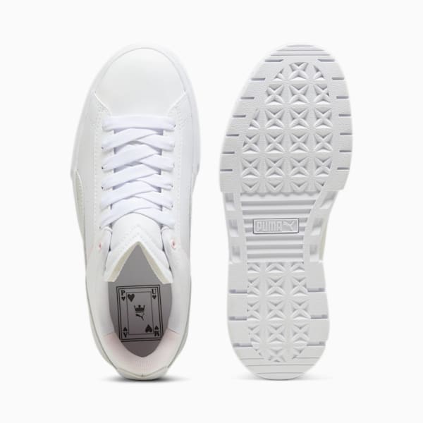 Mayze Queen of Hearts Women's Sneakers, PUMA White, extralarge