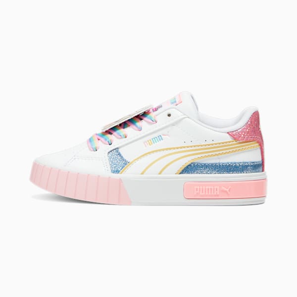 PUMA x L.O.L. SURPRISE! Cali Star Little Kids' Sneakers, PUMA White-Flaxen-Racing Blue, extralarge