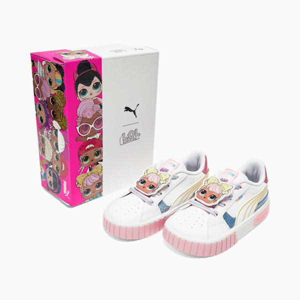 Tenis Bebé PUMA x L.O.L. SURPRISE! Cali Star, PUMA White-Flaxen-Racing Blue, extralarge