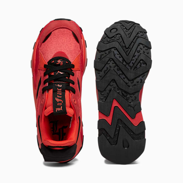 Tenis para hombre PUMA x LAMELO BALL RS-X Pocket LaFrancé, For All Time Red-Dark Orange-PUMA Black, extralarge