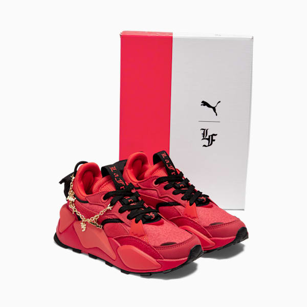 PUMA x LAMELO BALL RS-X Pocket LaFrancé Big Kids' Sneakers, For All Time Red-Dark Orange-PUMA Black, extralarge