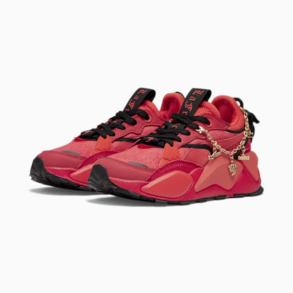 PUMA x LAMELO BALL RS-X Pocket LaFrancé Big Kids' Sneakers, For All Time Red-Dark Orange-PUMA Black, extralarge