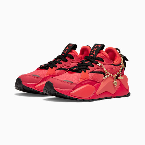 PUMA x LAMELO BALL RS-X Pocket LaFrancé Big Kids' Sneakers, For All Time Red-Dark Orange-PUMA Black, extralarge