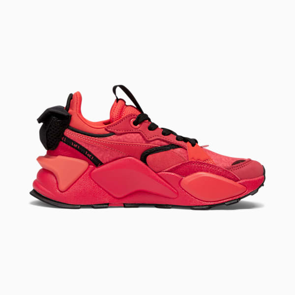 PUMA x LAMELO BALL RS-X Pocket LaFrancé Big Kids' Sneakers, For All Time Red-Dark Orange-PUMA Black, extralarge