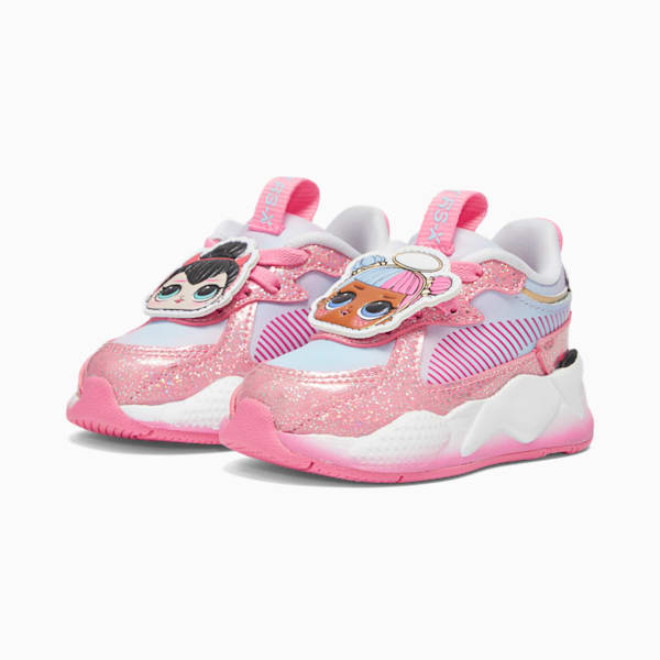 PUMA x L.O.L. SURPRISE! RS-X Toddlers' Sneakers, Strawberry Burst-Silver Sky-PUMA White, extralarge