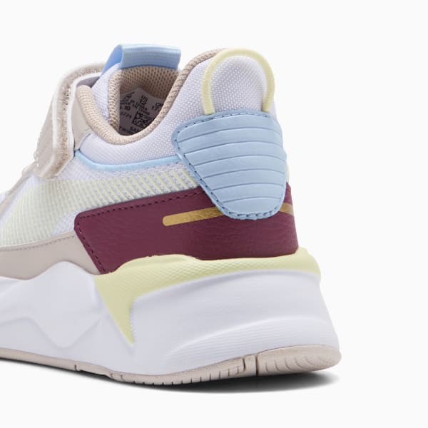 RS-X Little Kids' Sneakers, PUMA White-Gold Moon, extralarge