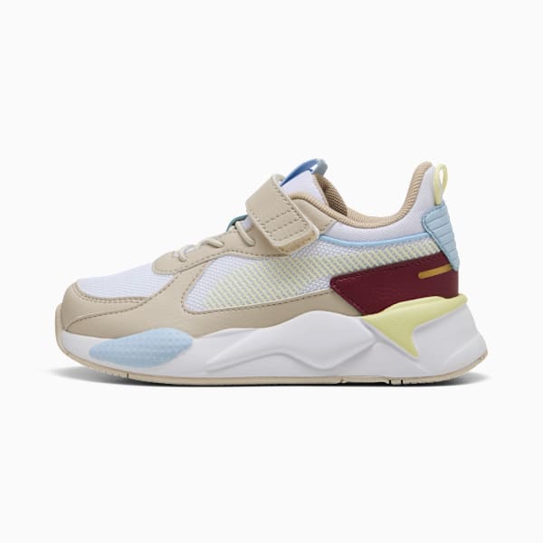 RS-X Little Kids' Sneakers, PUMA White-Gold Moon, extralarge