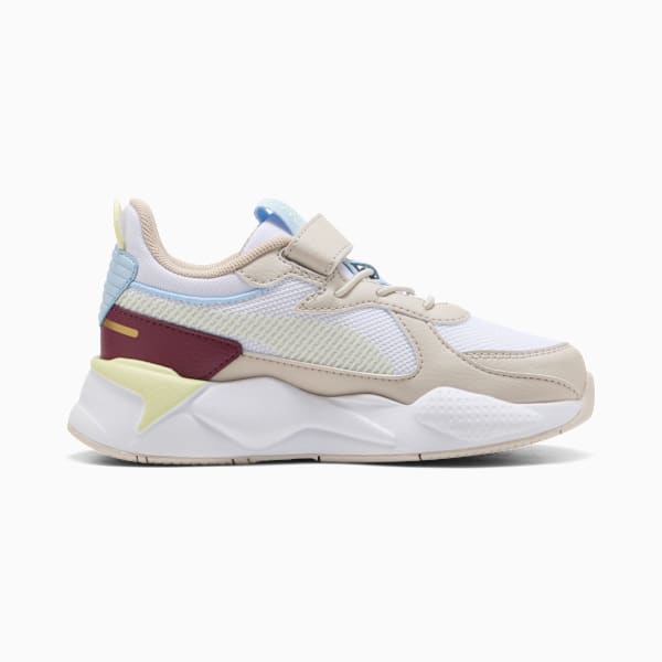 RS-X Little Kids' Sneakers, PUMA White-Gold Moon, extralarge