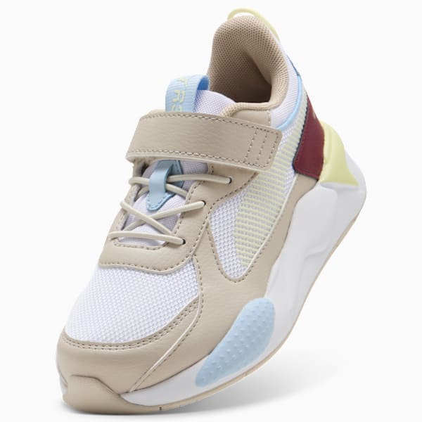RS-X Little Kids' Sneakers, PUMA White-Gold Moon, extralarge