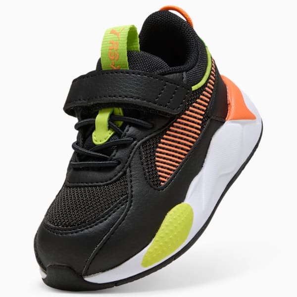 RS-X Toddlers' Sneakers, PUMA Black-Orange Glo, extralarge-GBR