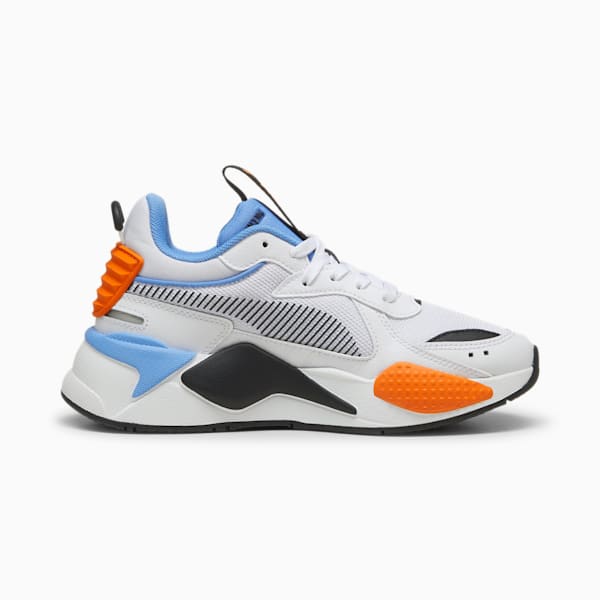 RS-X Big Kids' Sneakers, PUMA White-Blue Skies, extralarge