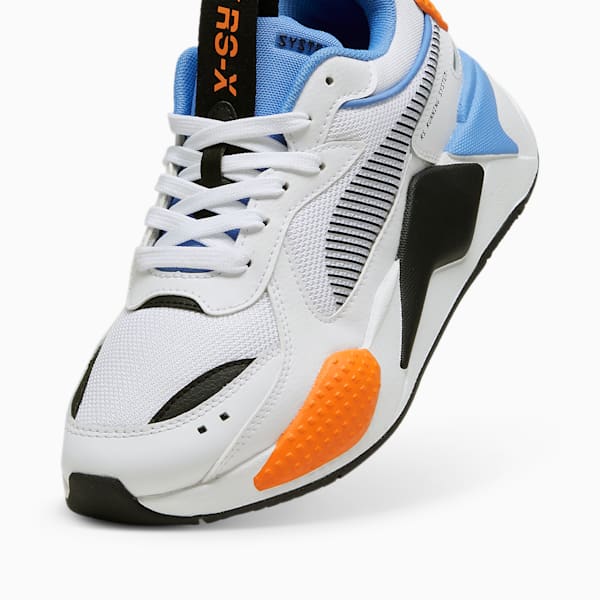 RS-X Big Kids' Sneakers, PUMA White-Blue Skies, extralarge