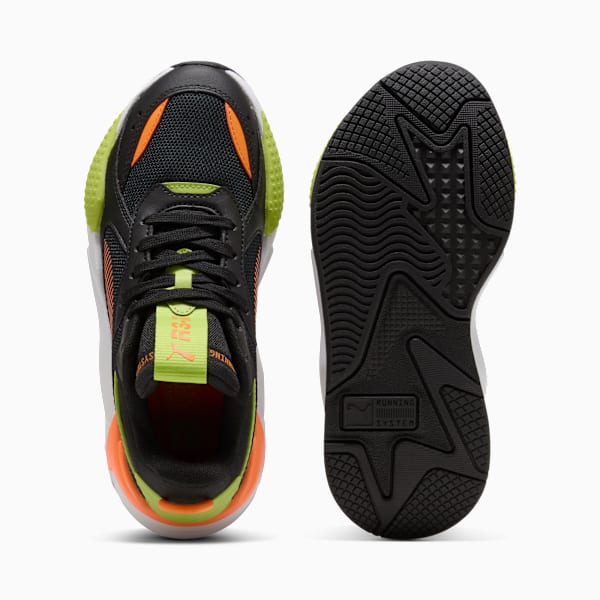RS-X Youth Sneakers, PUMA Black-Orange Glo, extralarge-GBR