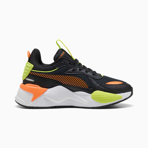 RS-X Youth Sneakers, PUMA Black-Orange Glo, extralarge-GBR