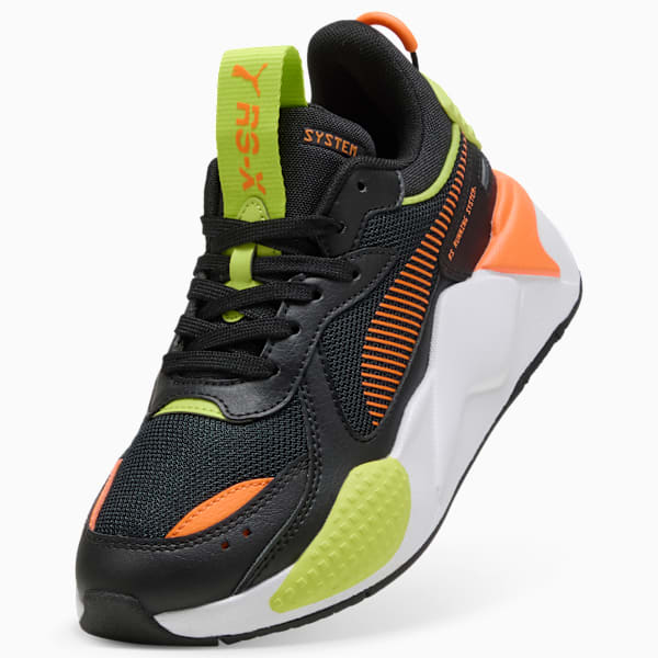 RS-X Youth Sneakers, PUMA Black-Orange Glo, extralarge-GBR