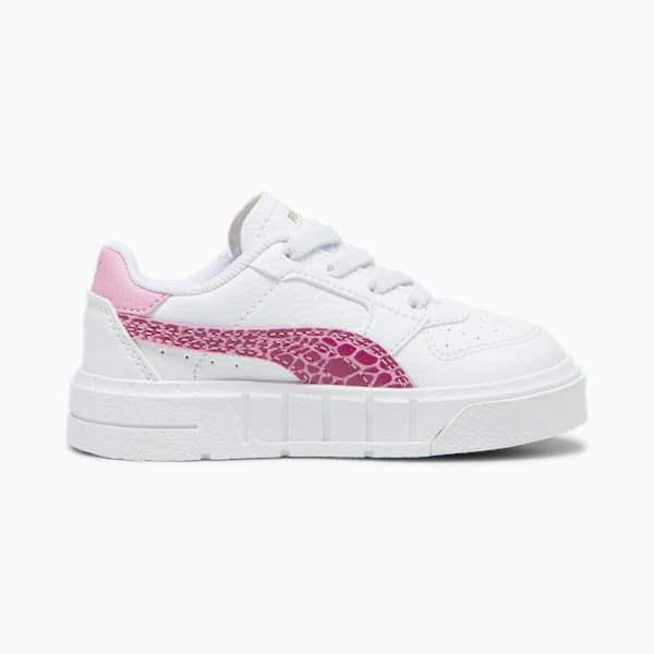 Cali Court Animal Toddler Sneakers, PUMA White-Magenta Gleam, extralarge