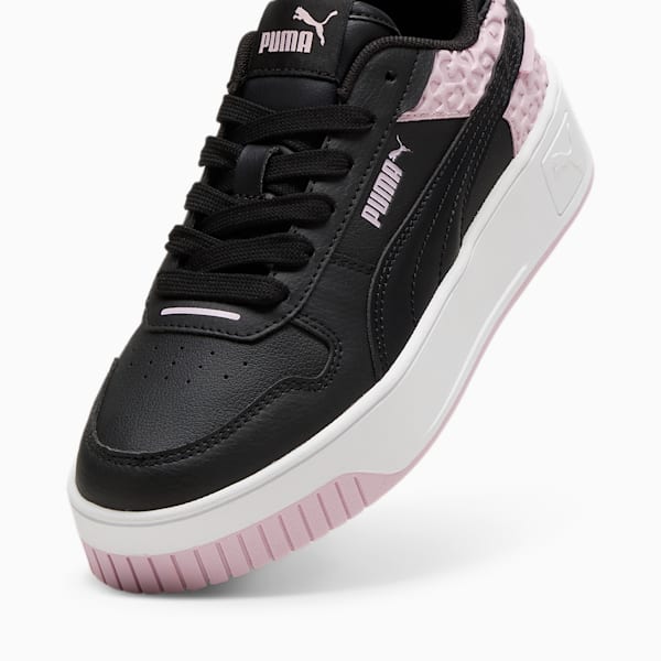 Carina Street Wild Big Kids' Sneakers, PUMA Black-PUMA Black-Grape Mist, extralarge