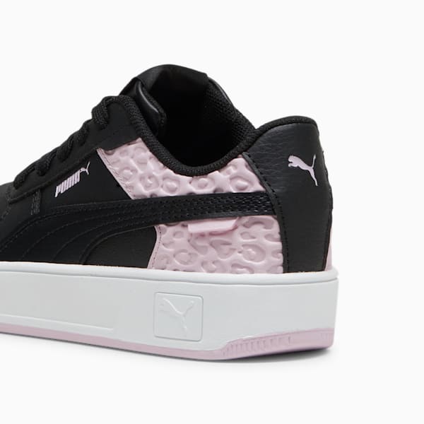 Tenis para niñas Carina Street Wild, PUMA Black-PUMA Black-Grape Mist, extralarge